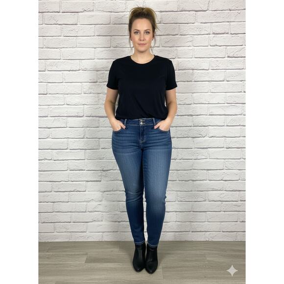 Torrid Womens 20R Jegging 3-Button Stretch Skinny Rock Classic Blue Denim Jeans - Picture 2 of 11